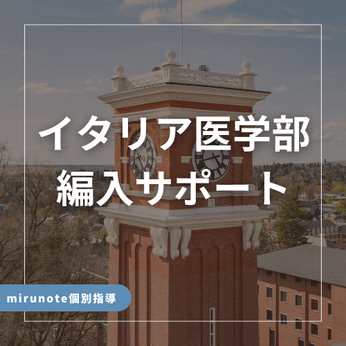 イタリア医学部編入サポート