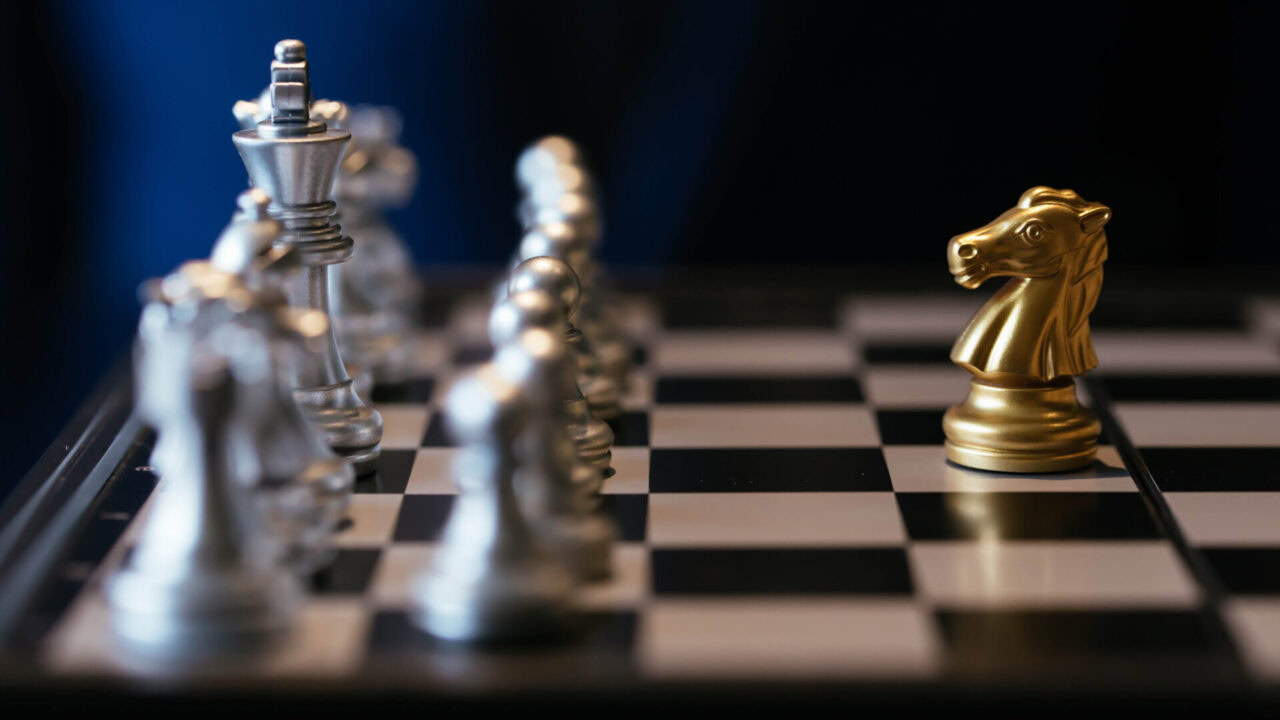 one chess piece against many on chessboard 2025 01 29 07 31 54 utc 1920x1080 2